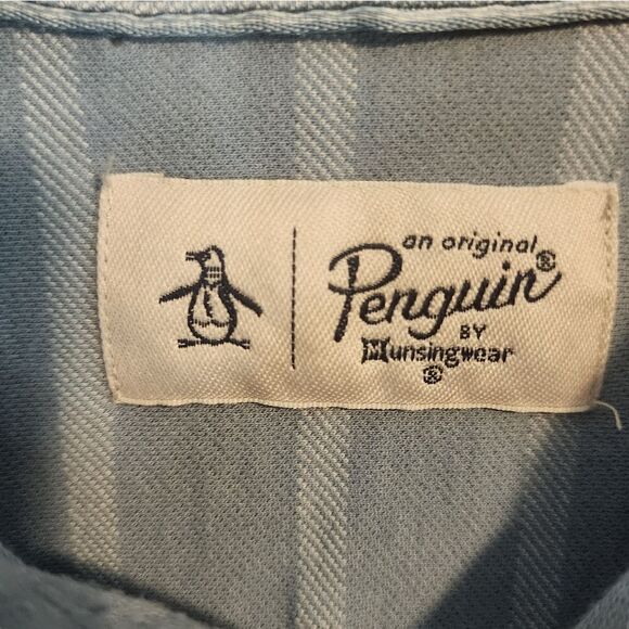 Men's Penguin longsleeve button-down shirt, size small - Picture 3 of 6
